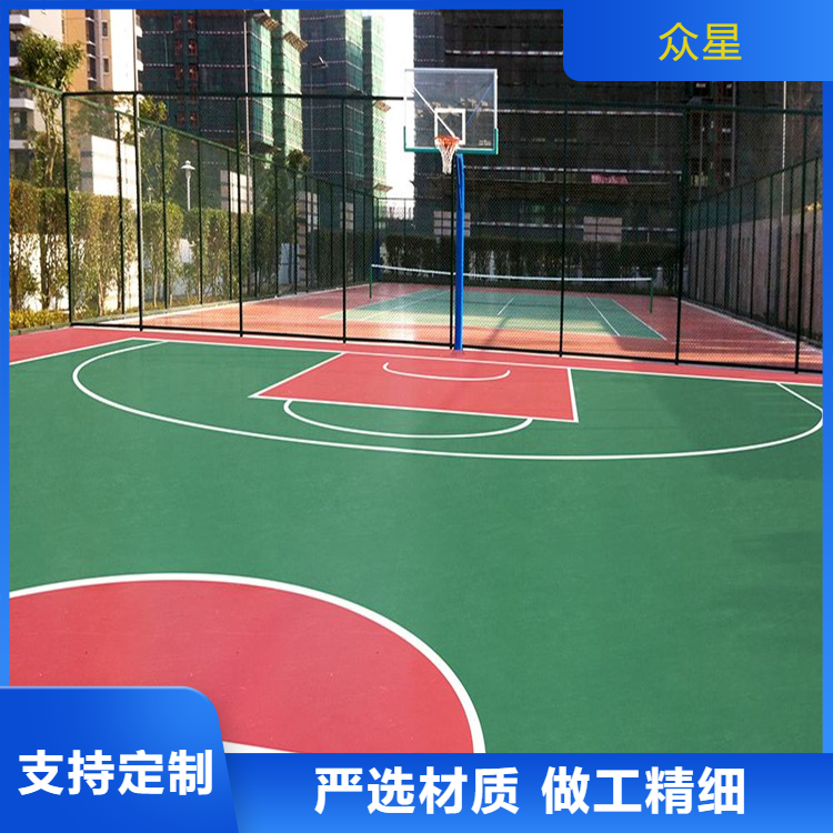 临沧市篮球场硅PU篮球场硅PU - 厂家